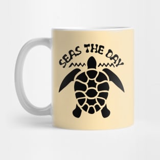 Seas The Day | Turtle Silhouette Mug